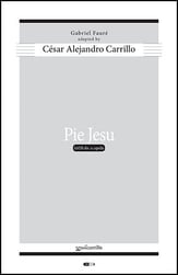 Pie Jesu SATB choral sheet music cover